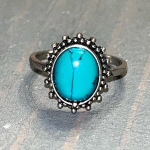 925 Sterling Silver Turquoise Ring